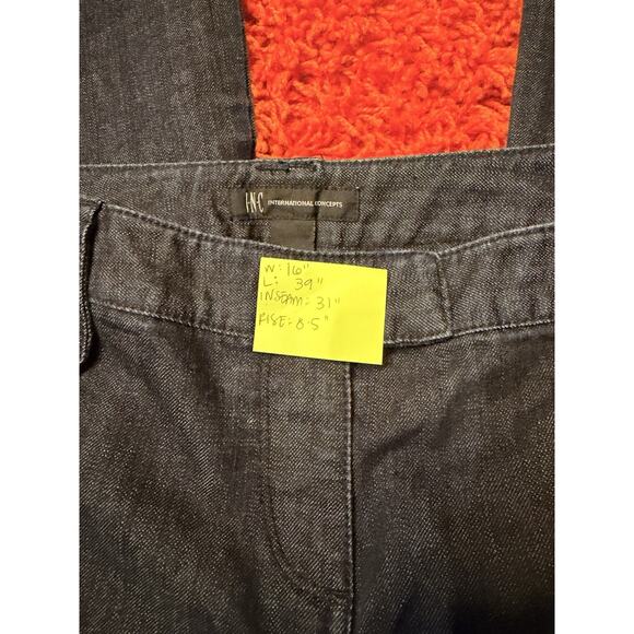 Inc International Concepts Mid Rise Bootcut Jeans Black Size 4 - Picture 7 of 7